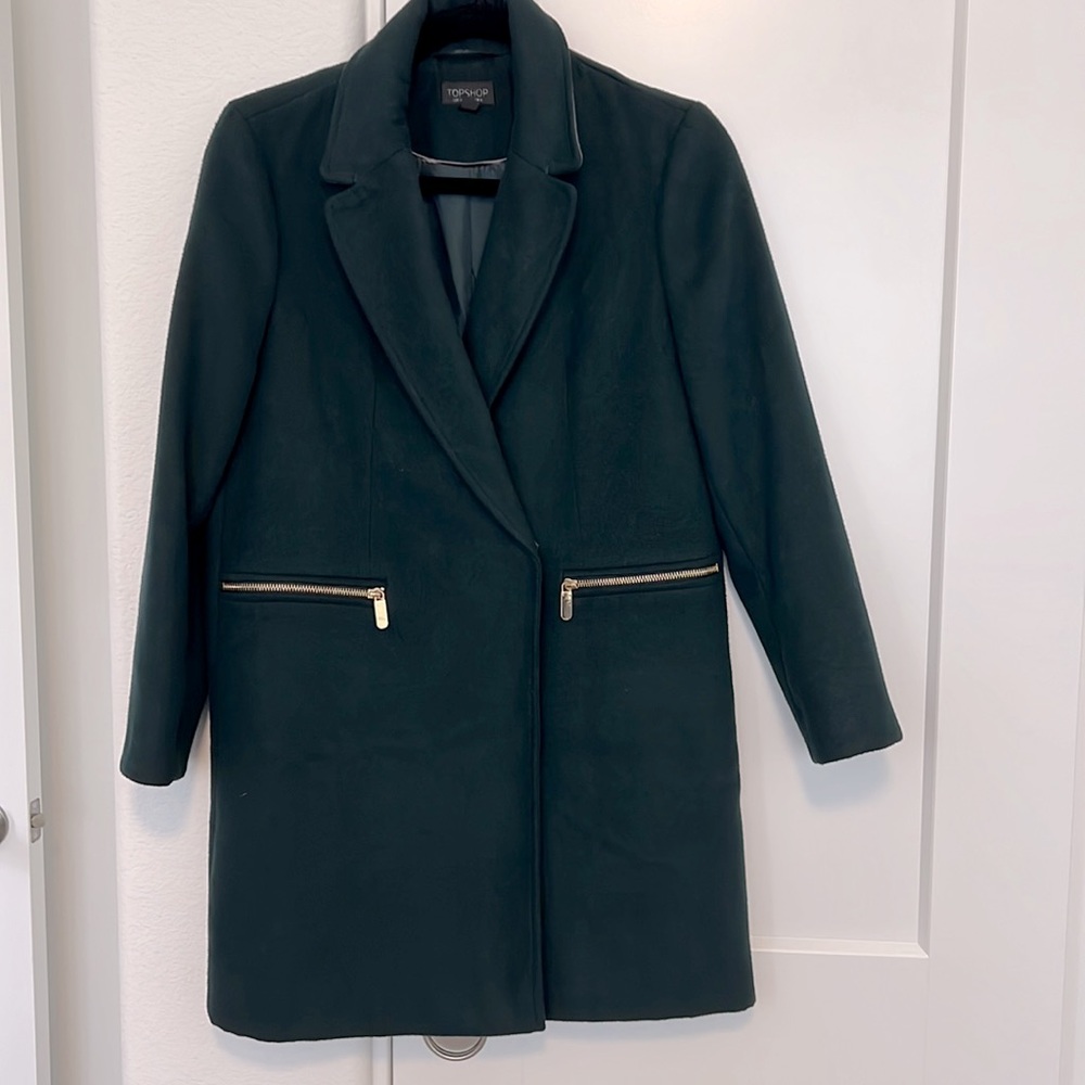 Topshop Meg Zip Pocket Coat